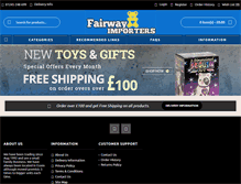Tablet Screenshot of fairwayimporters.co.uk